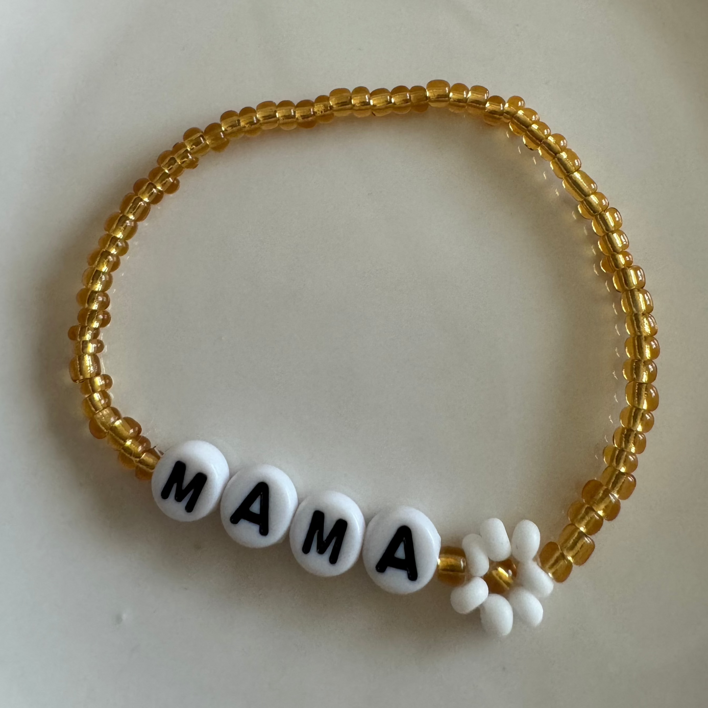 the golden daisy mama bracelet