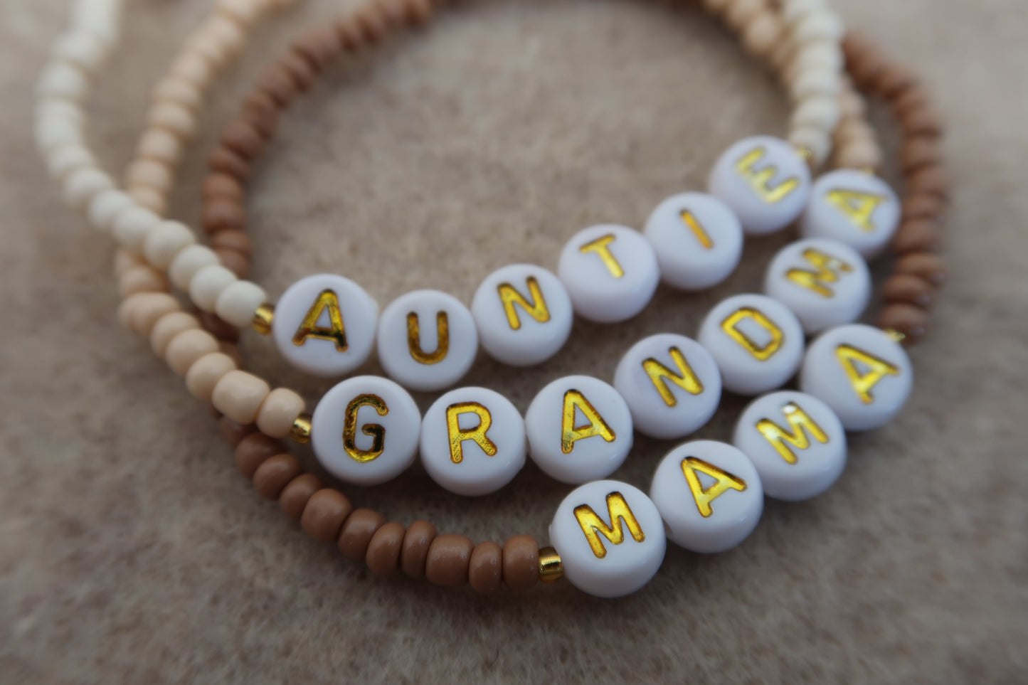 grandma bracelet in cream