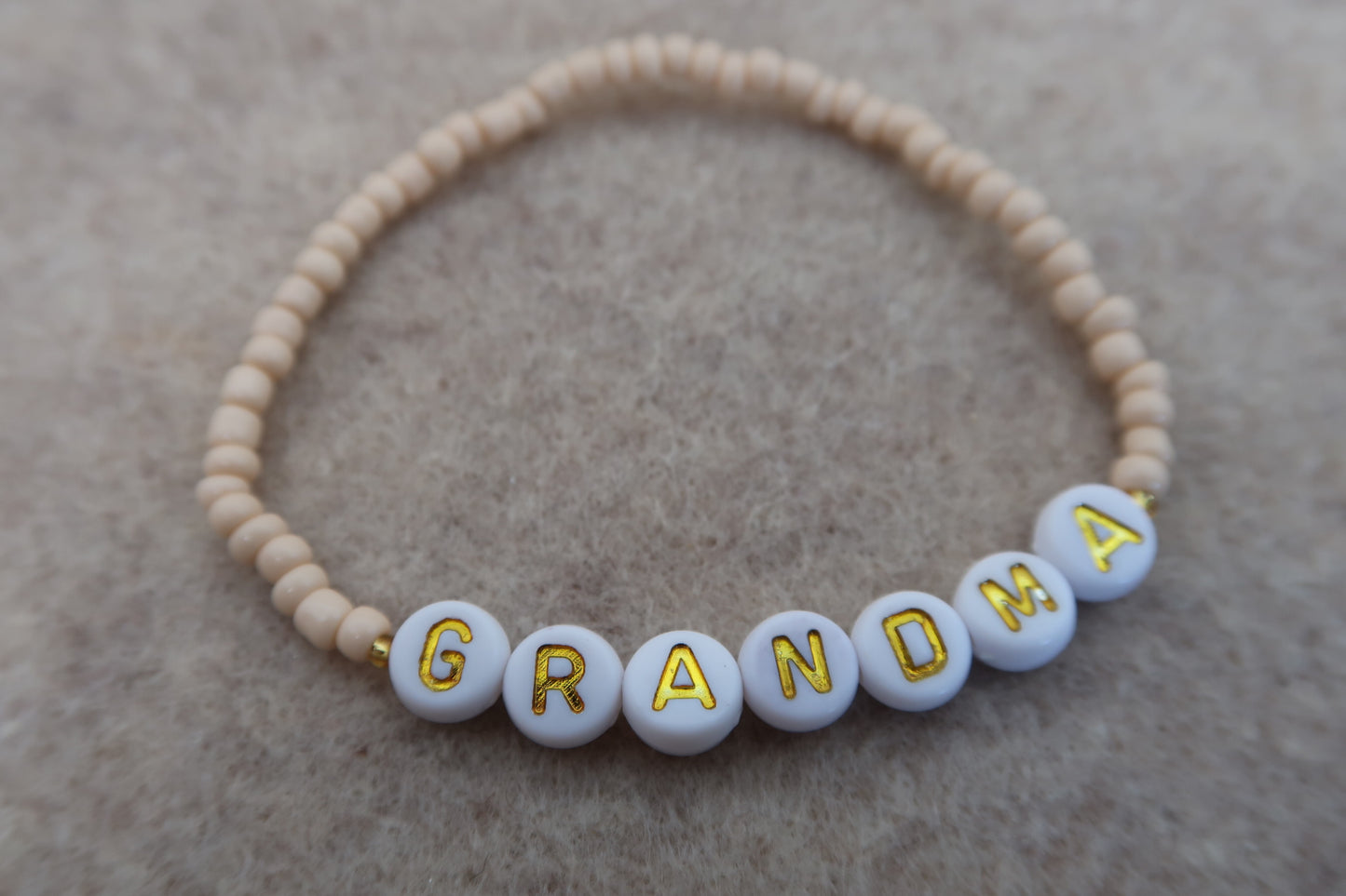 grandma bracelet in cream