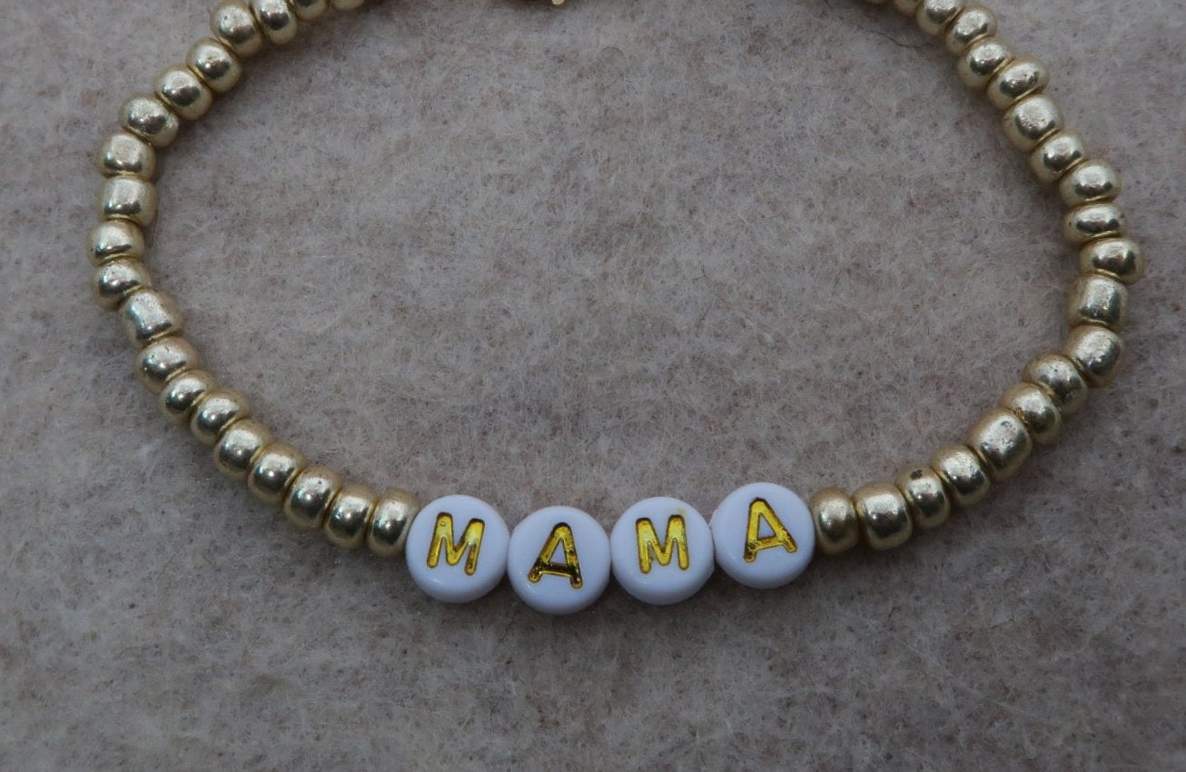 the mama bracelet in gold *14k gold filled*