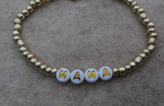 the mama bracelet in gold *14k gold filled*