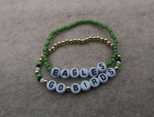 eagles nfl bracelet stack
