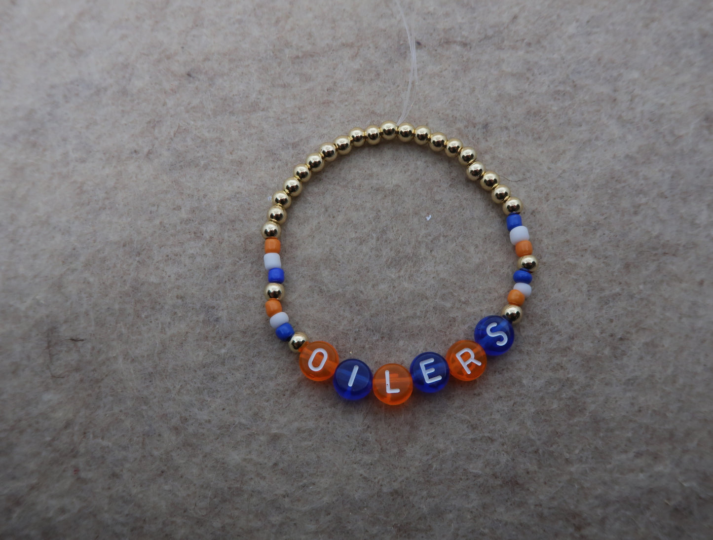 the NHL friendship bracelet in gold