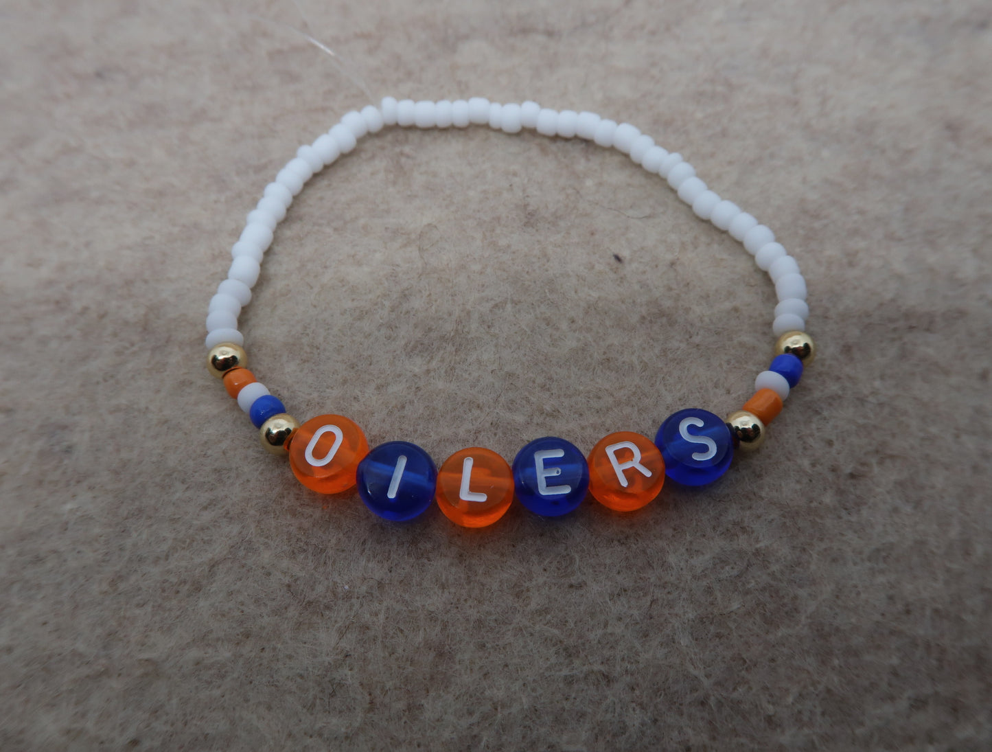 the NHL friendship bracelet in white