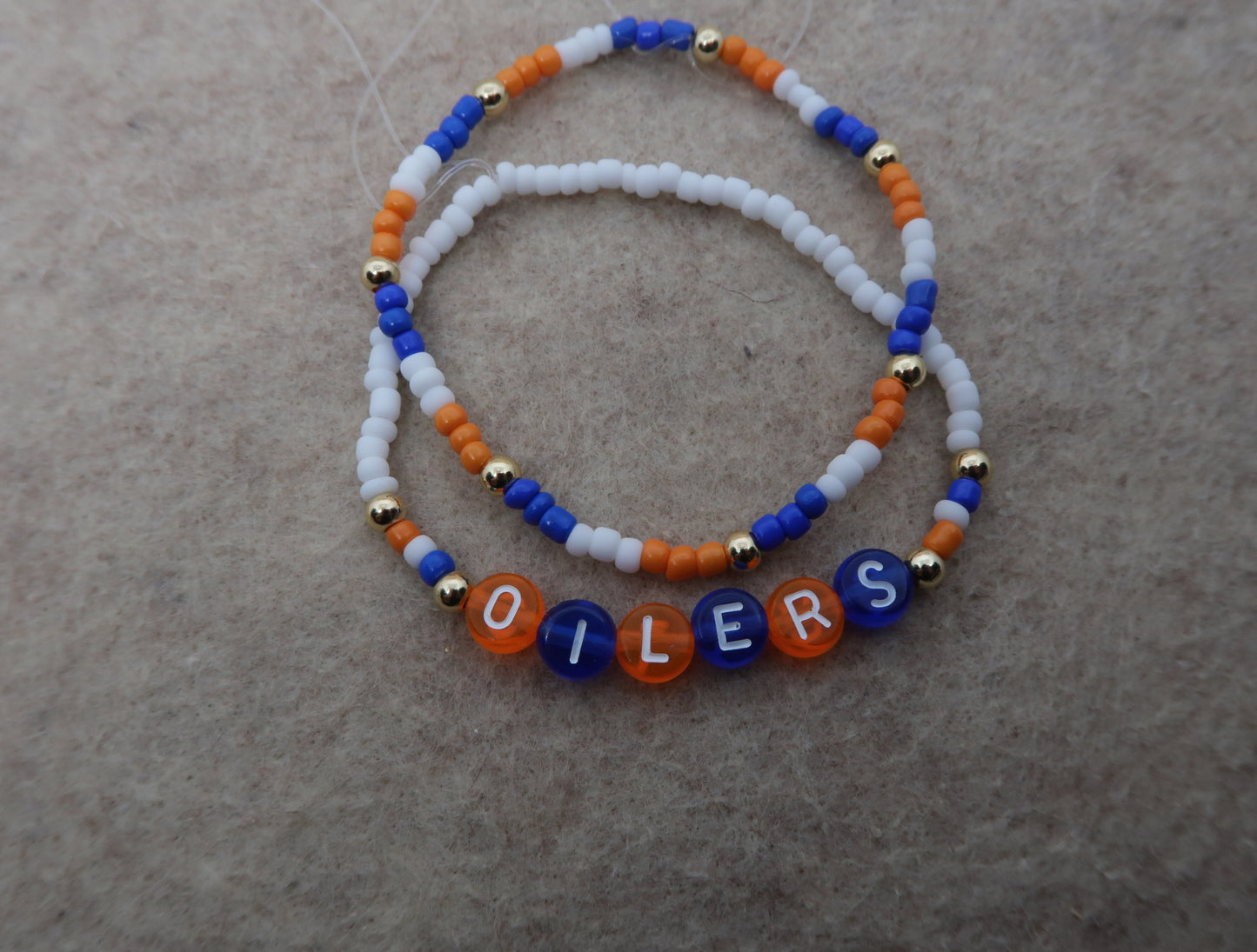 the NHL friendship bracelet in white