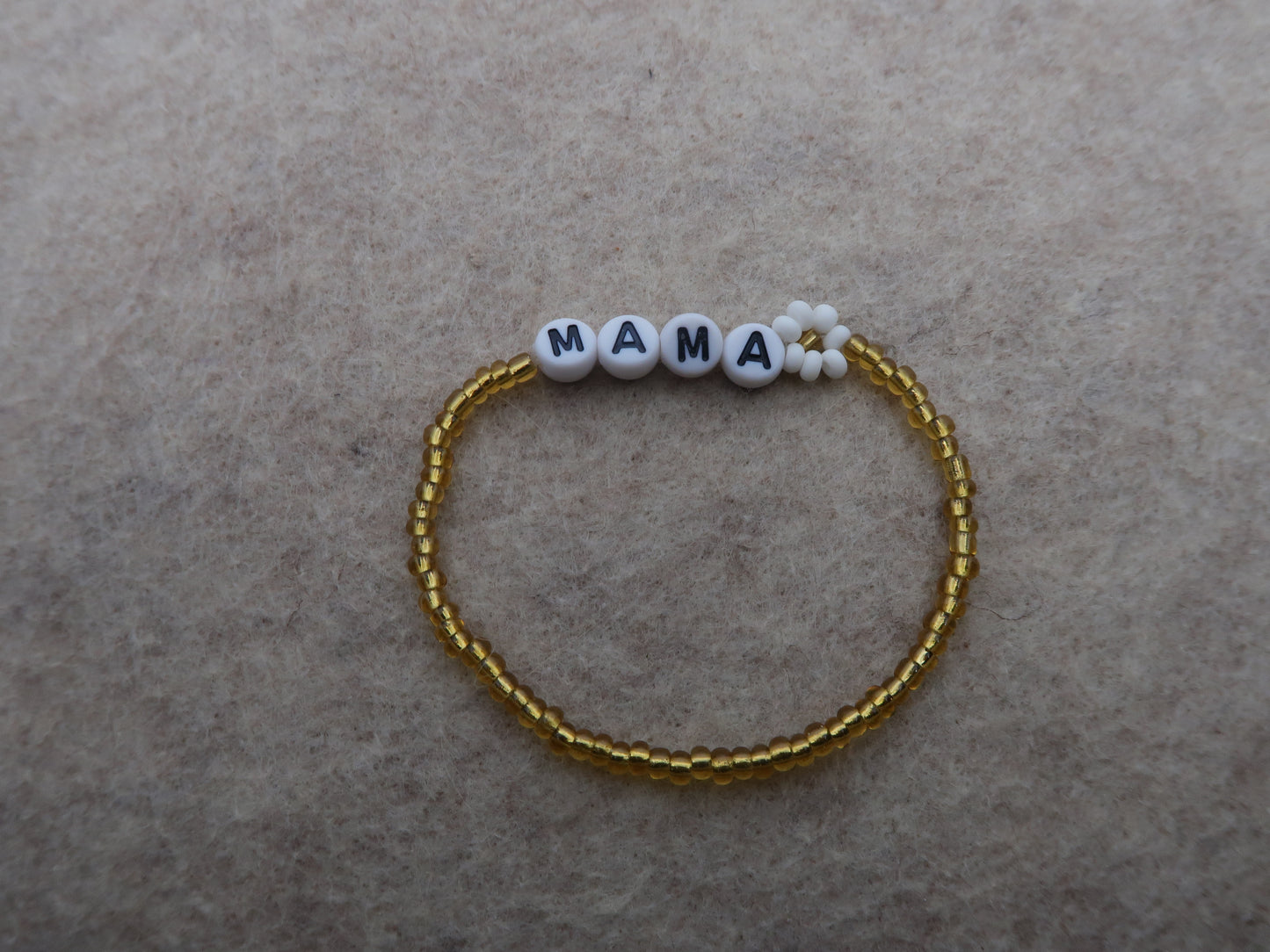 the golden daisy mama bracelet