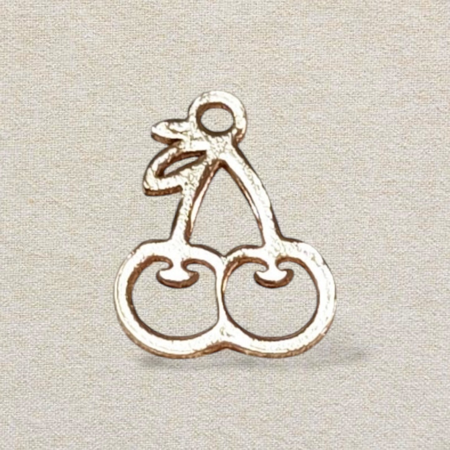 *14k gold filled* cherry charm