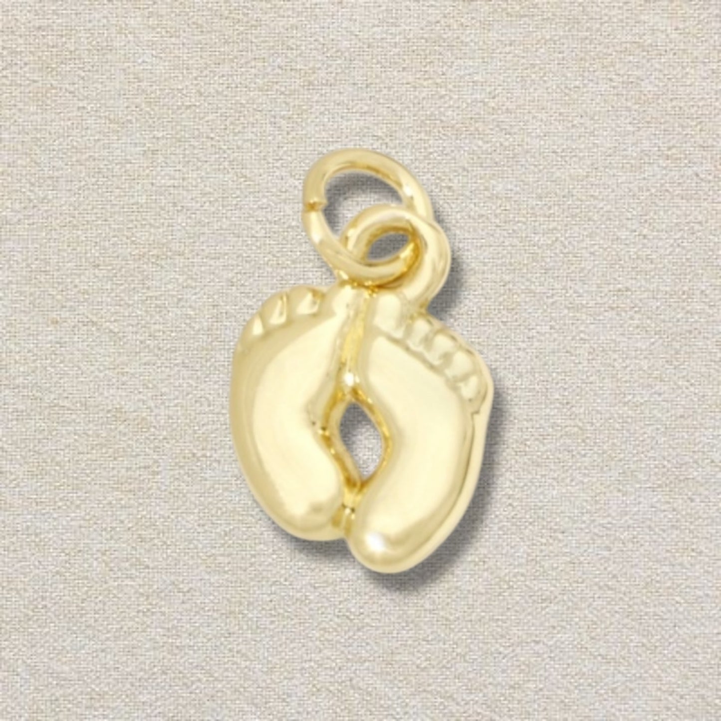 gold newborn charm