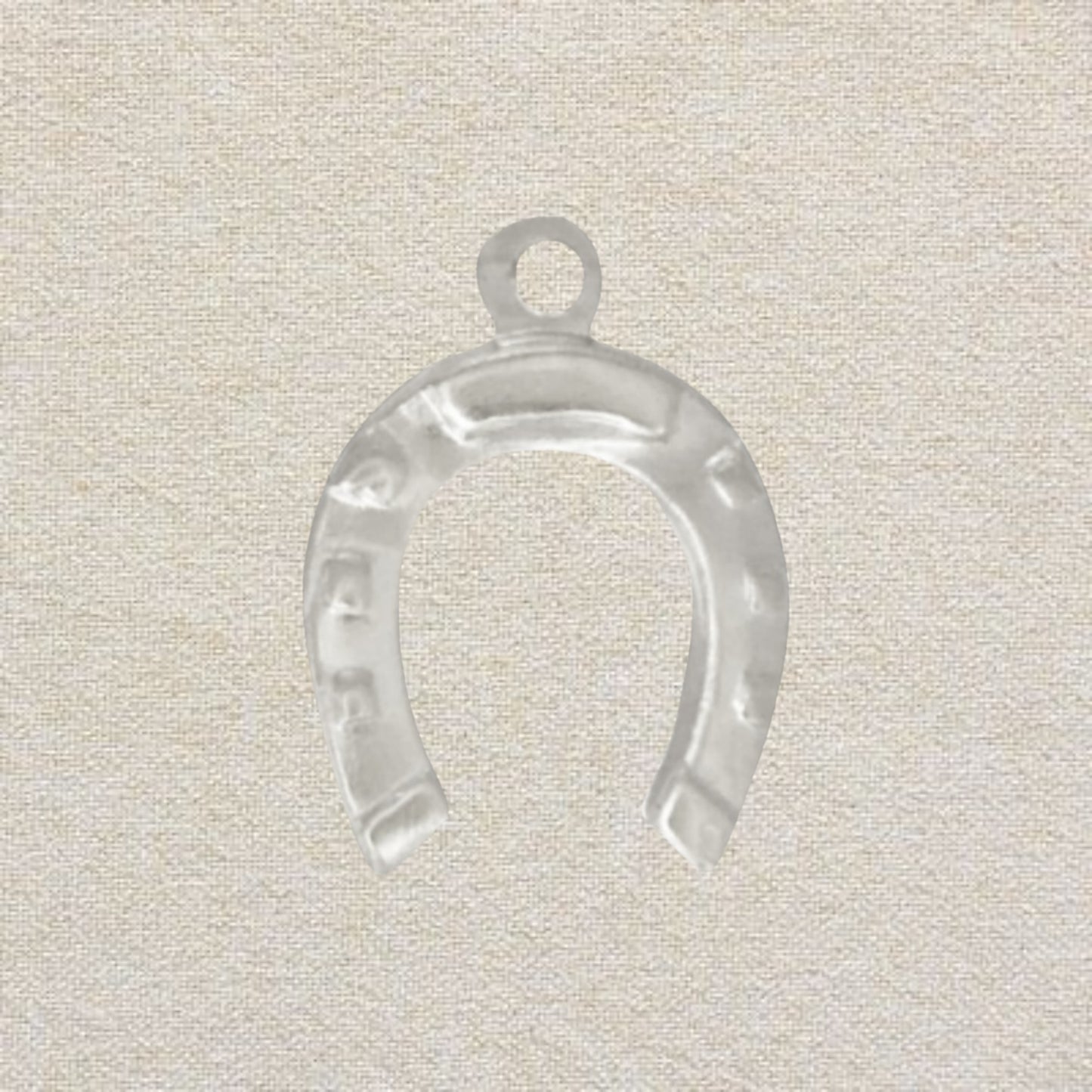 silver horseshoe charm