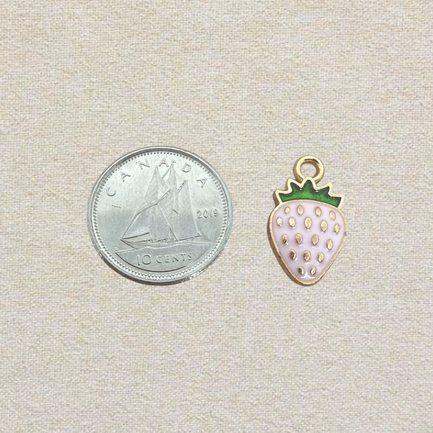 pink strawberry charm
