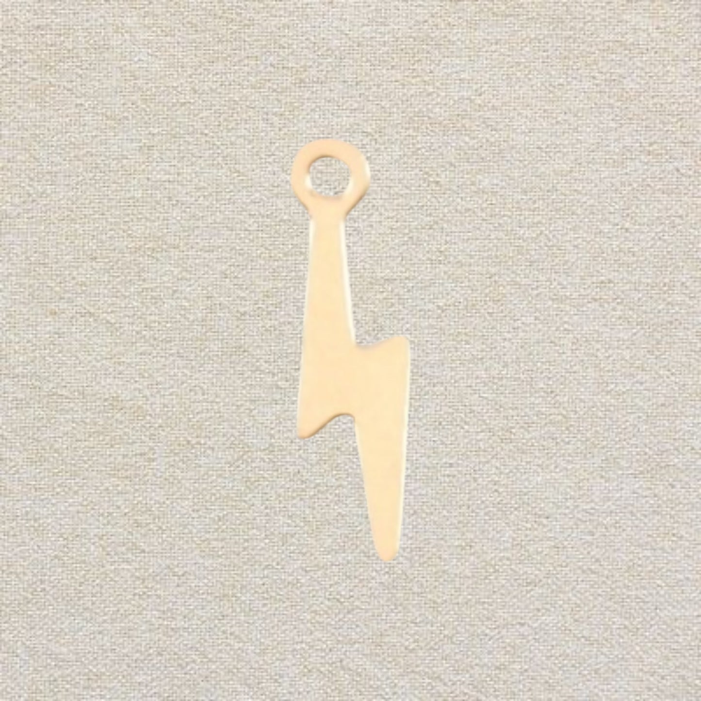 *14k gold filled* lightning bolt charm