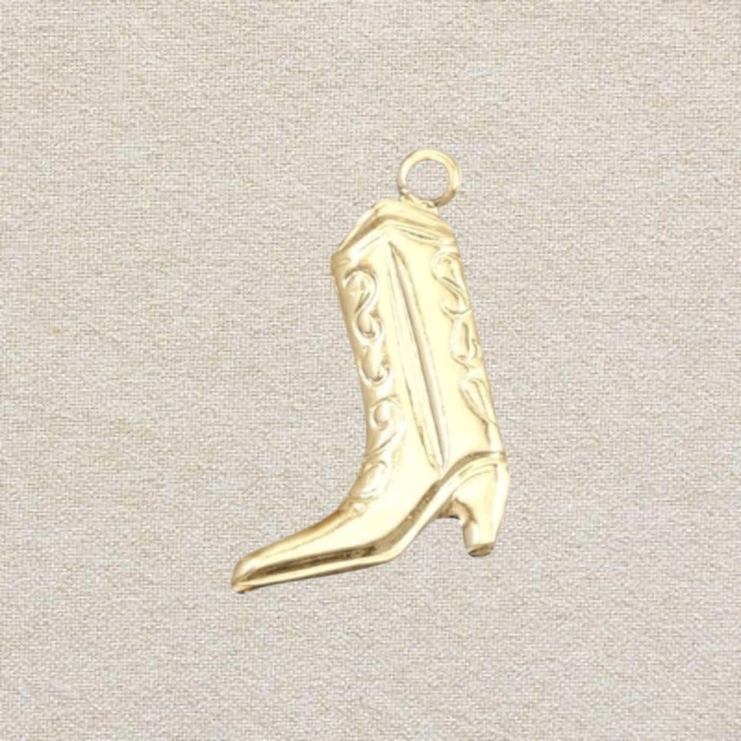 *14k gold filled* cowboy boot charm