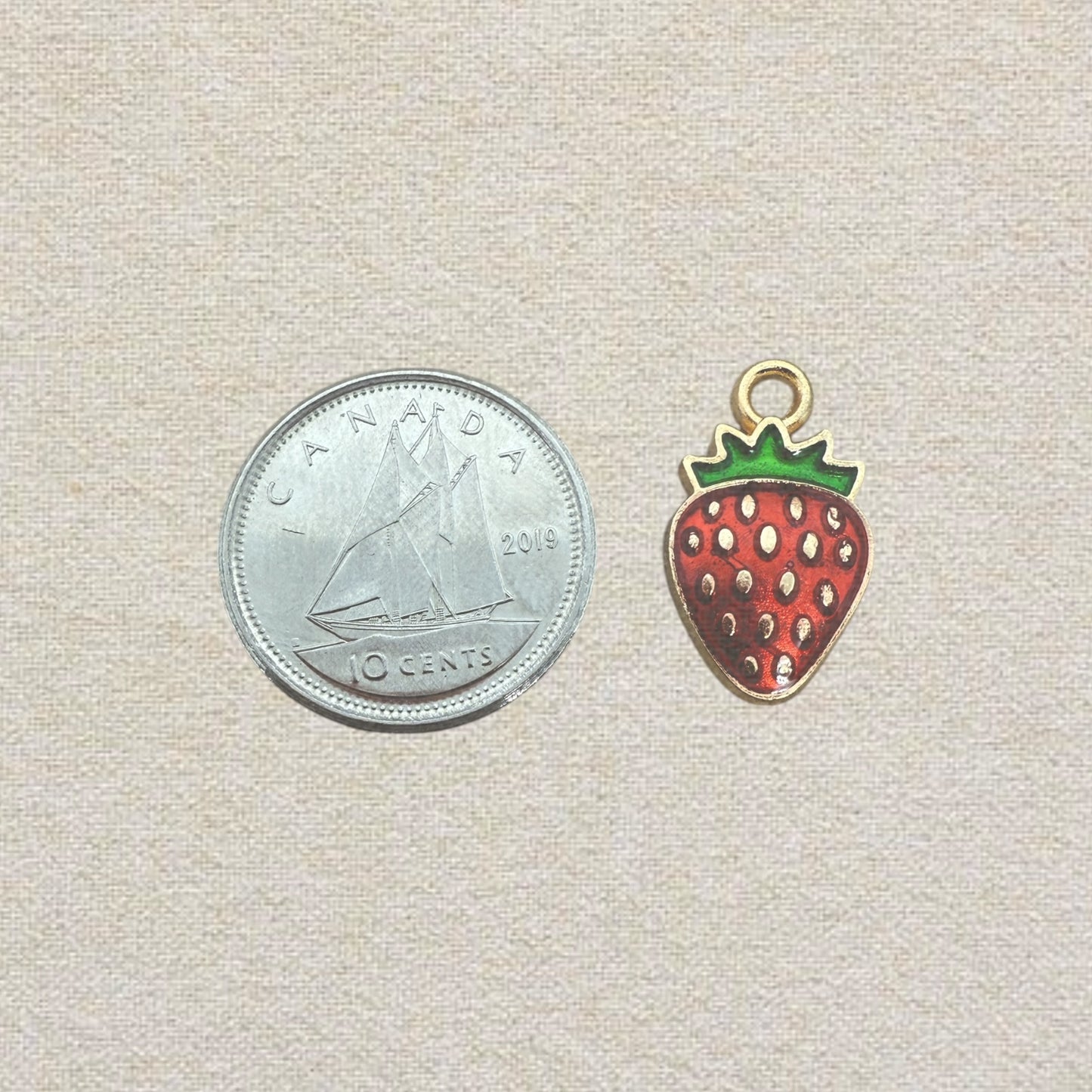 red strawberry charm