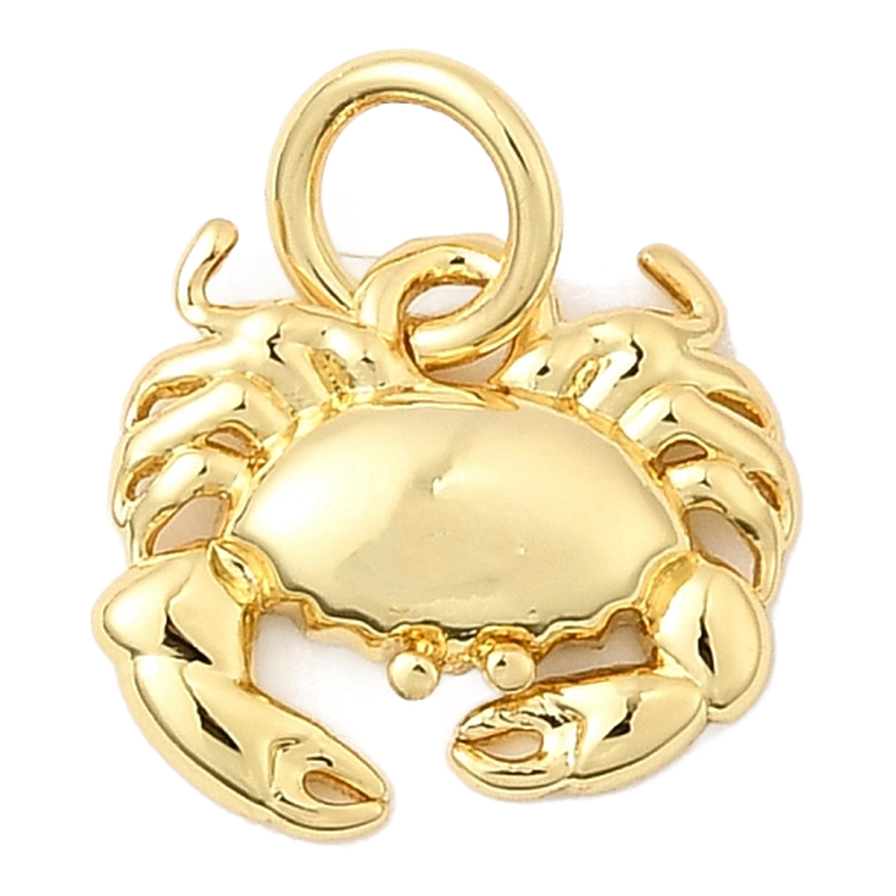 gold crab charm