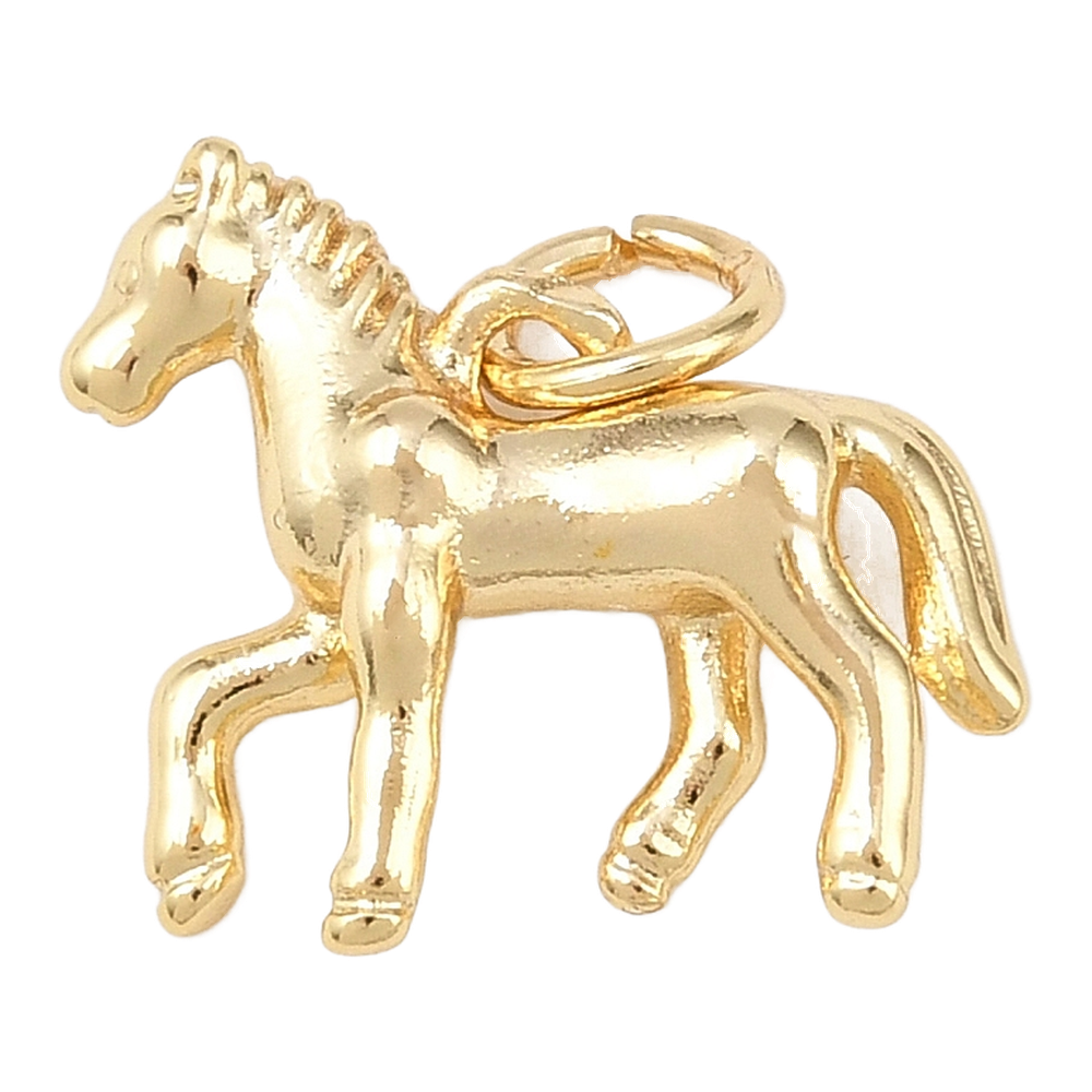gold horse charm