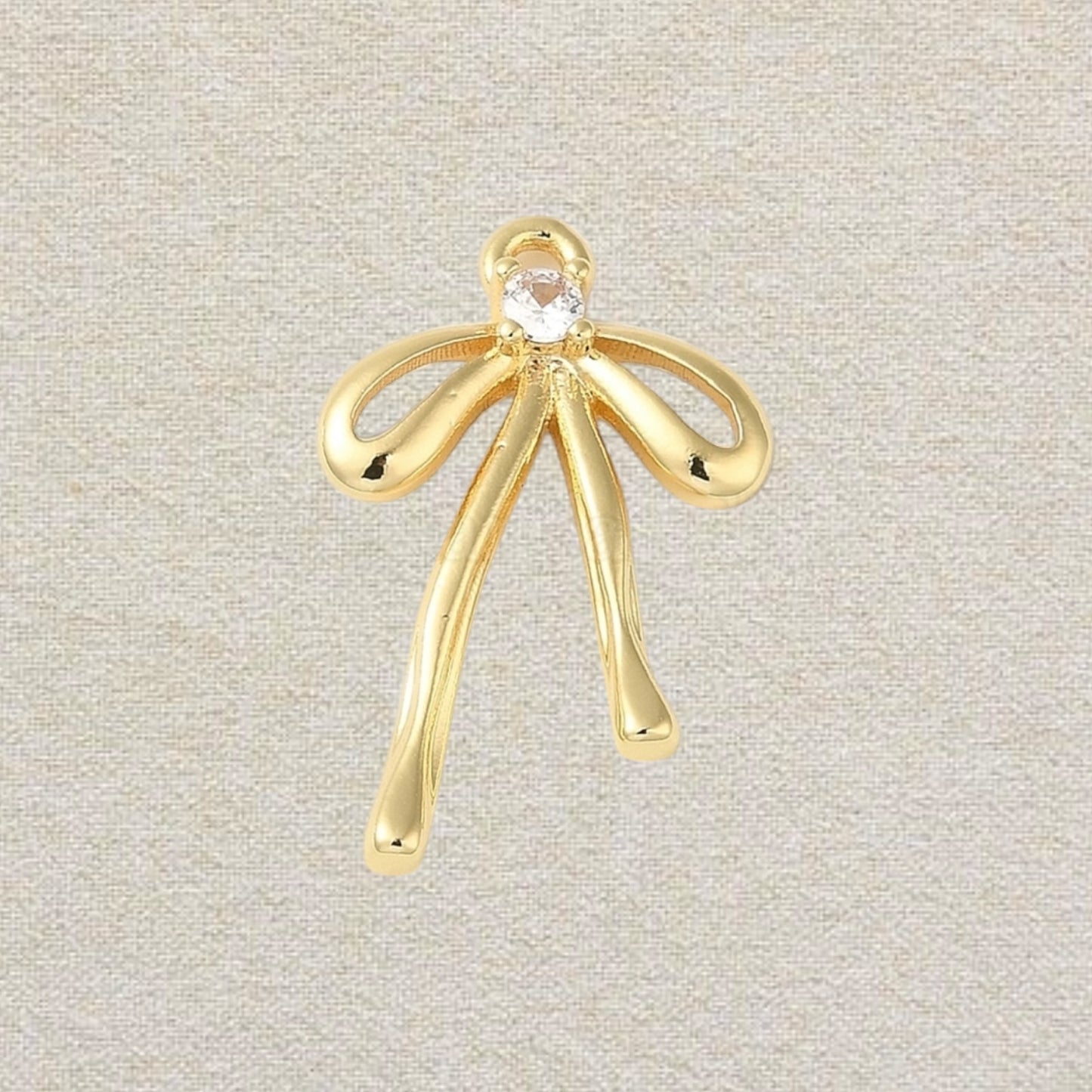 gold bow charm (5)
