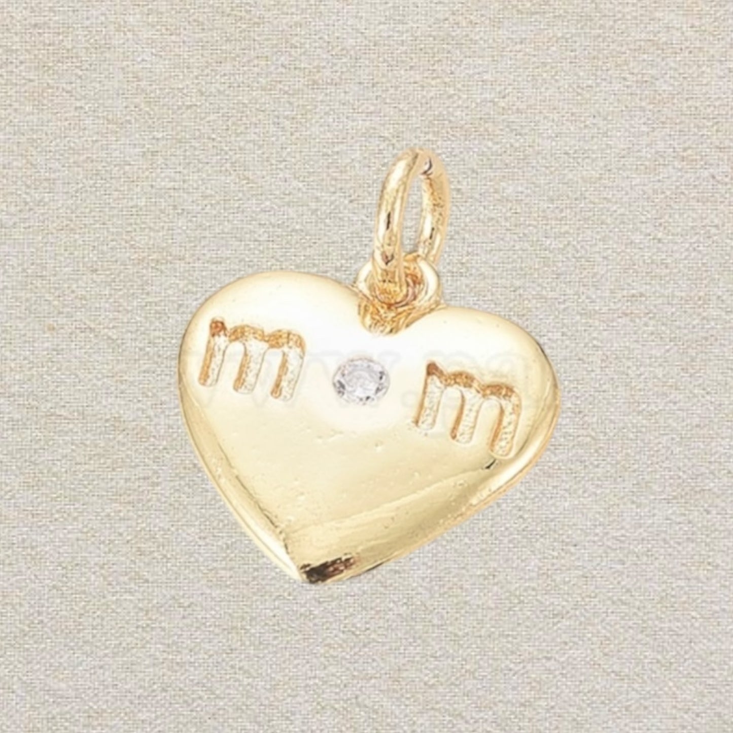 gold mom charm