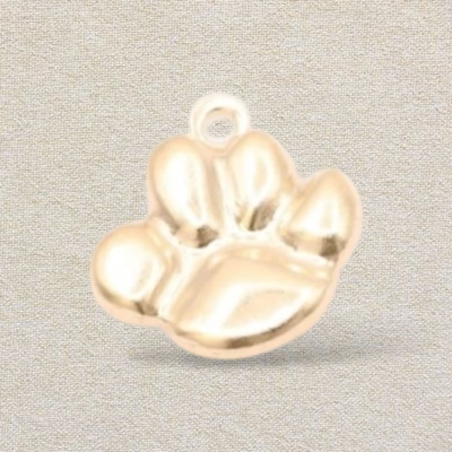 *14k gold filled* gold paw charm