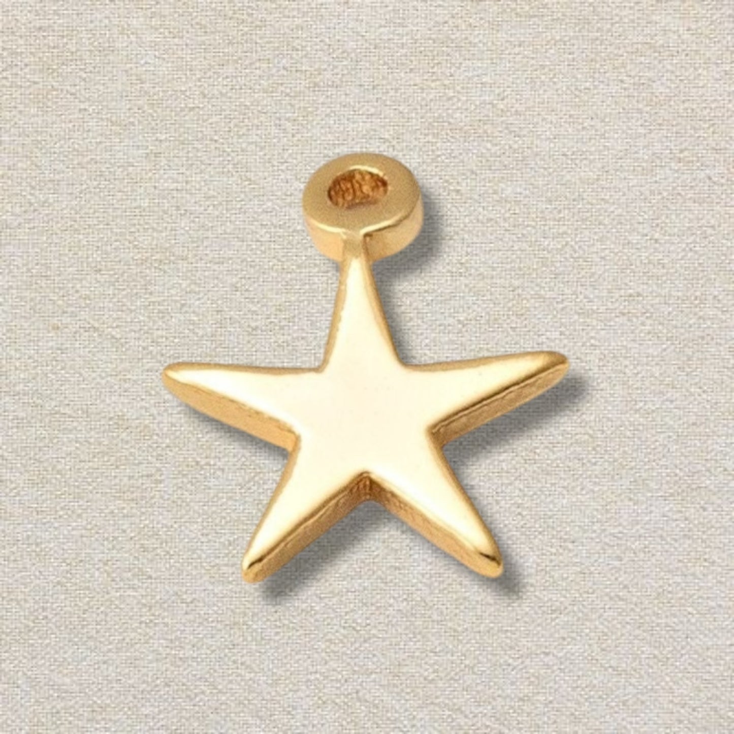 gold star charm (mini)