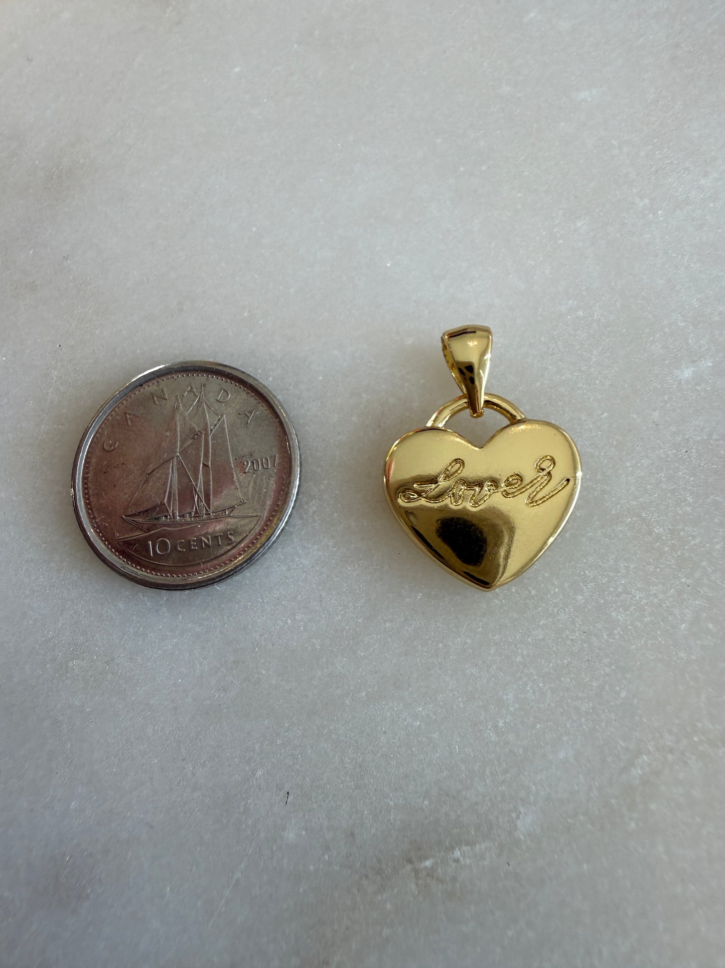 heart lover charm