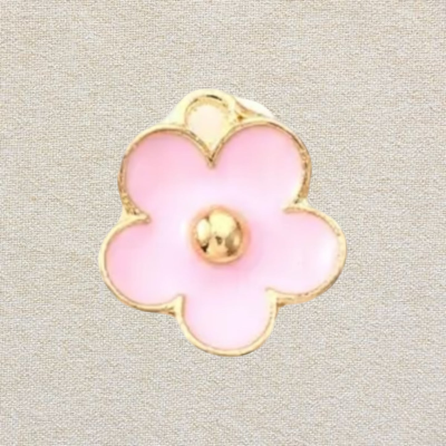 pink flower charm