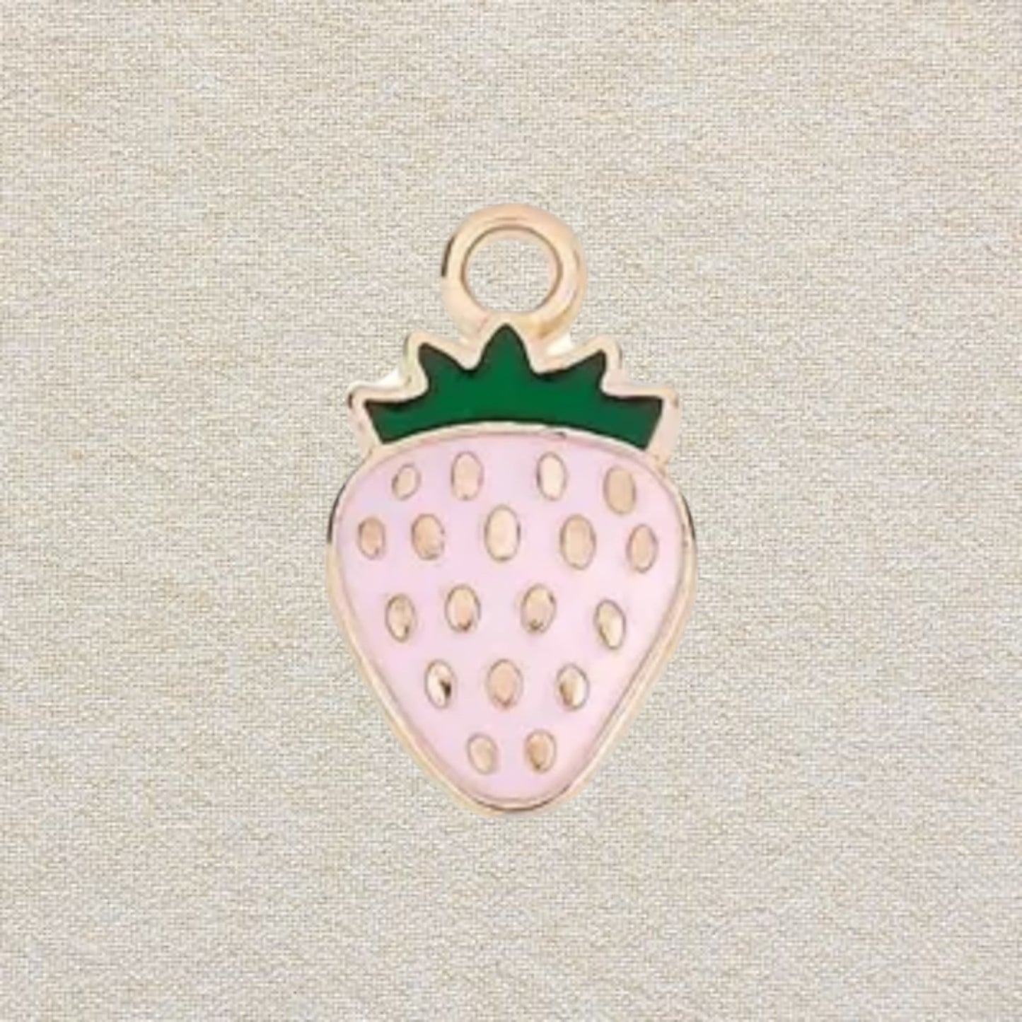 pink strawberry charm