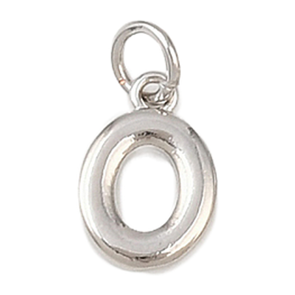 silver number charm (0)