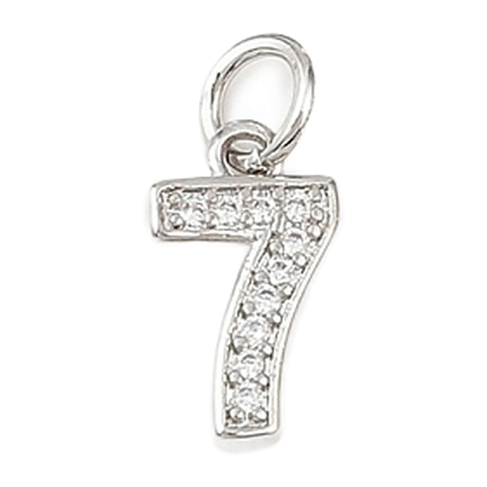 silver rhinestone number charm (7)