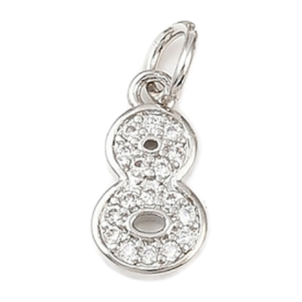 silver rhinestone number charm (8)