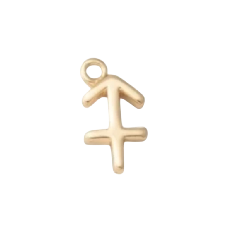 gold horoscope charm sagittarius