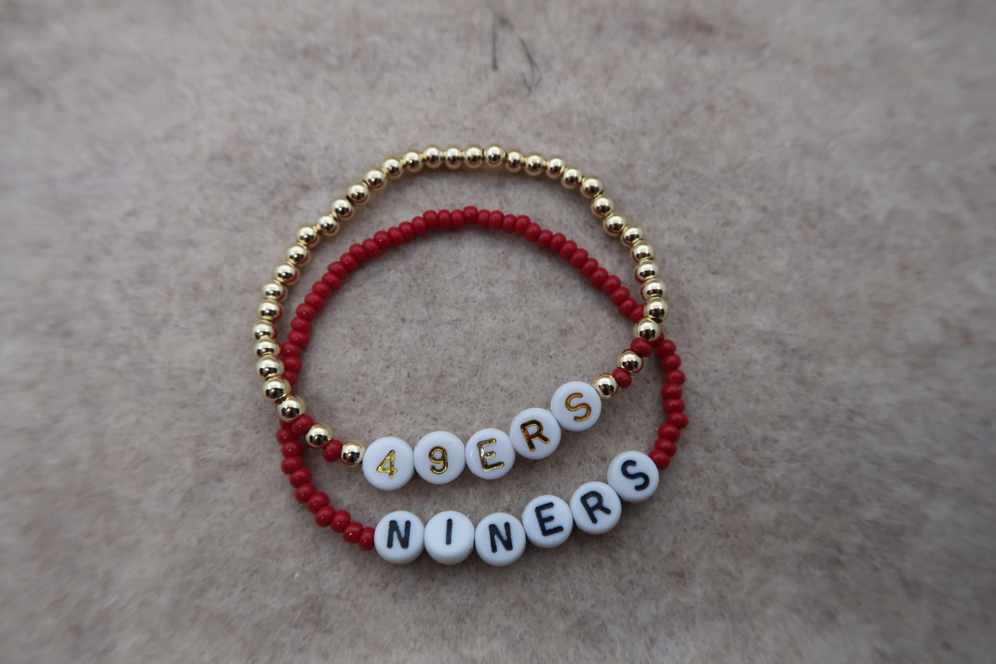 sf 49ers beaded bracelets