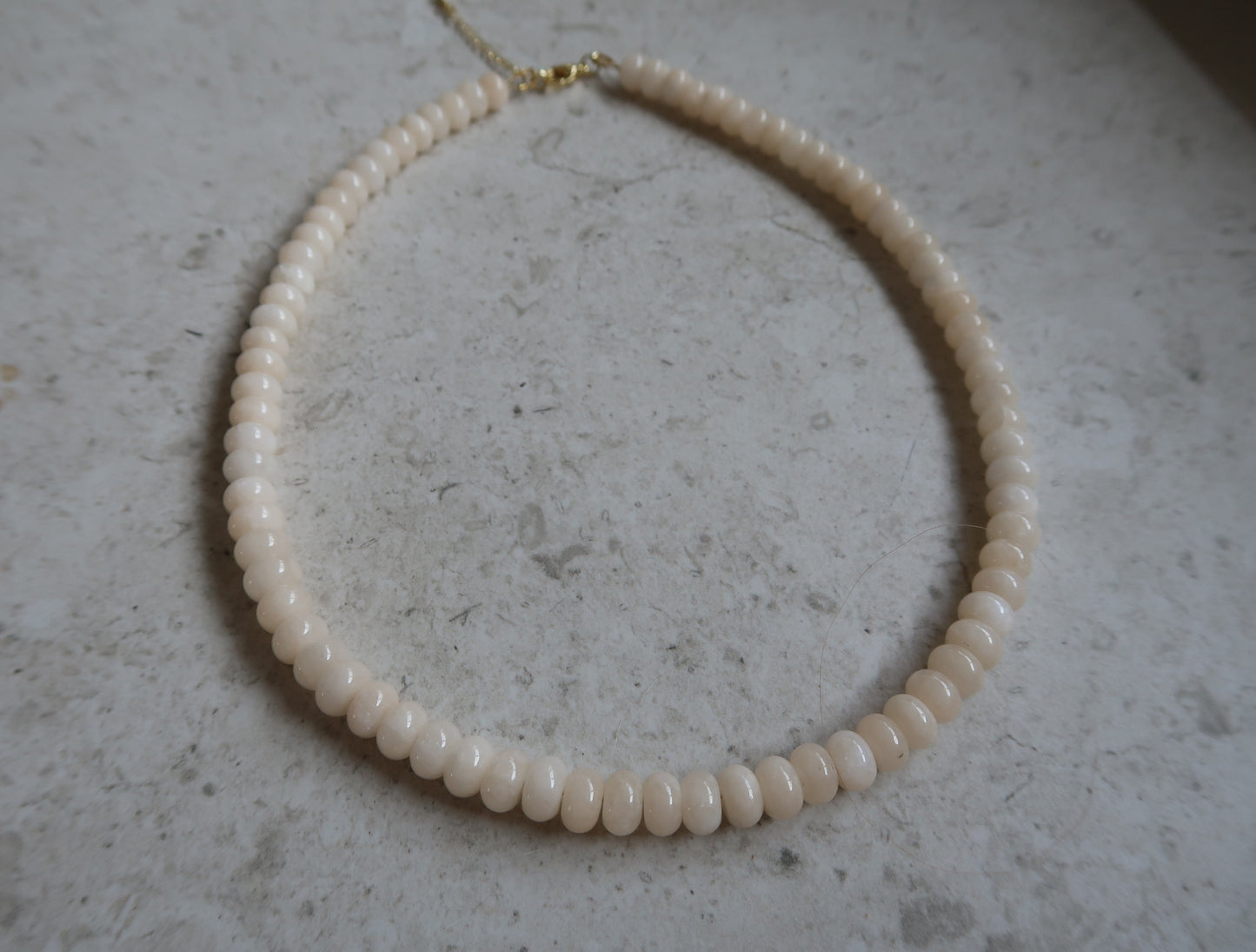 sweet cream chunky necklace