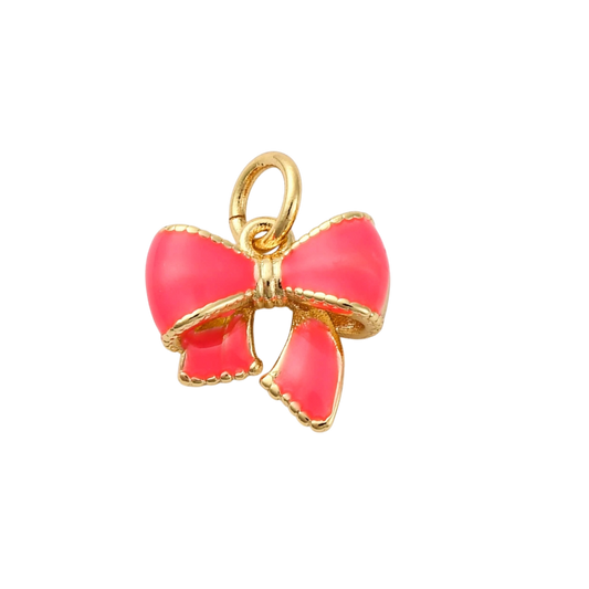 bow charm (pink) 3