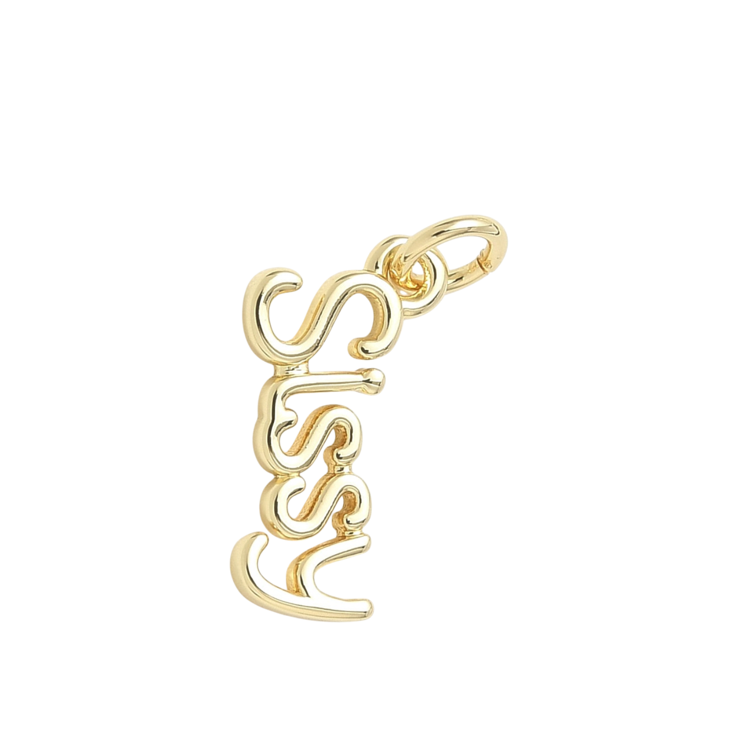 sissy charm in gold