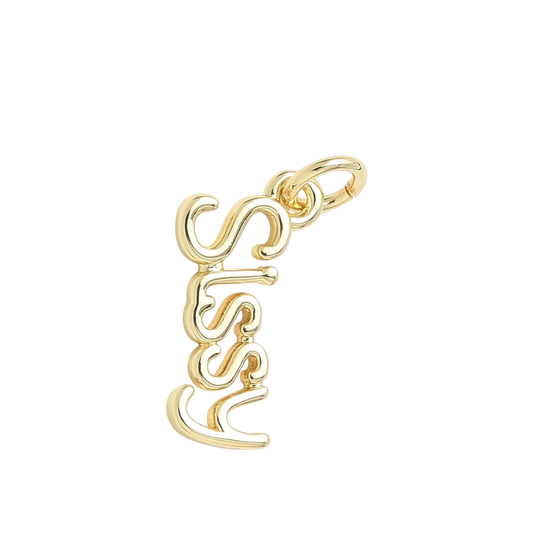 sissy charm in gold