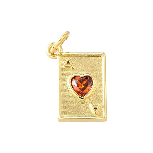 ace of hearts charm