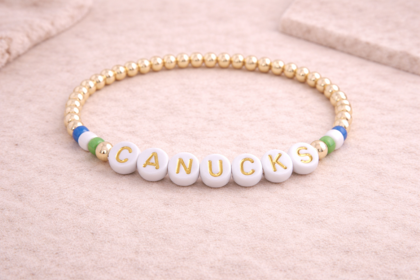 the canucks bracelet in white