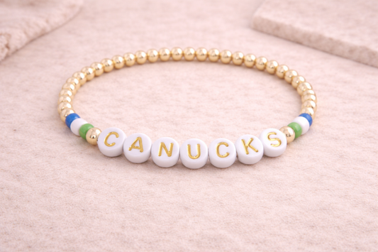 the canucks bracelet in white