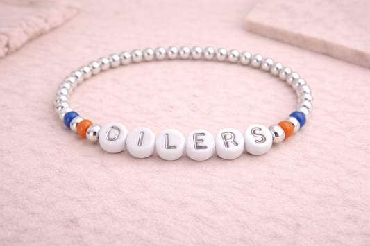 the dainty NHL friendship bracelet (silver)