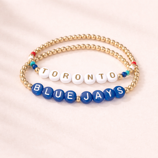 Toronto Blue Jays Bracelet Set - Classic (Gold)