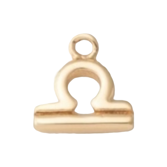 gold horoscope charms libra