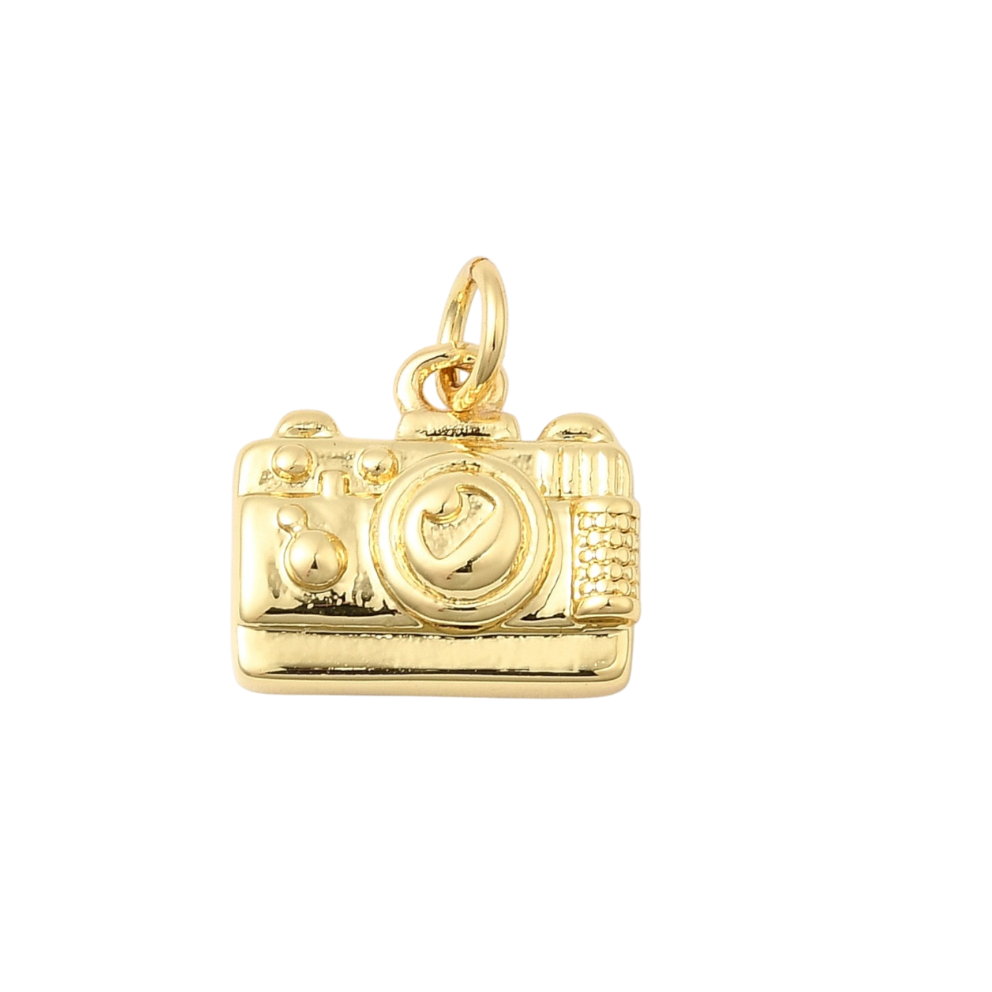 gold camera charm 2