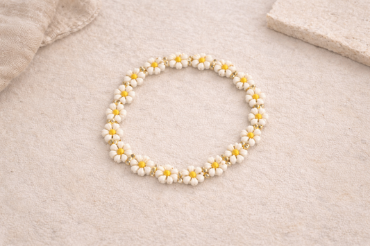 the beaded daisy bracelet (classic)