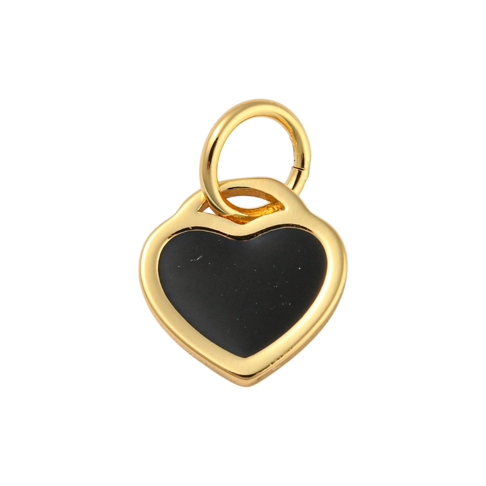 black heart charm