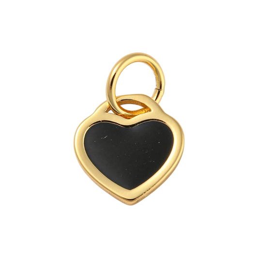 black heart charm