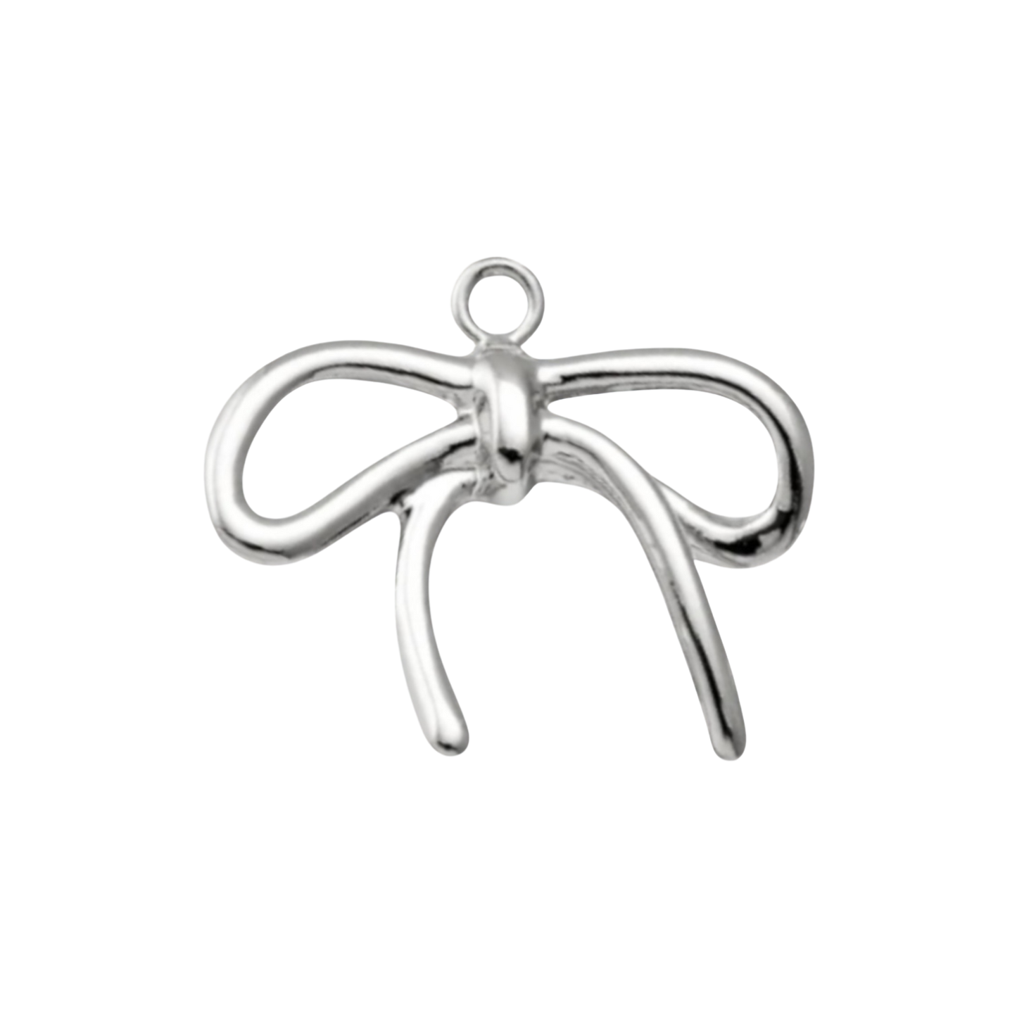silver bow charm (2)