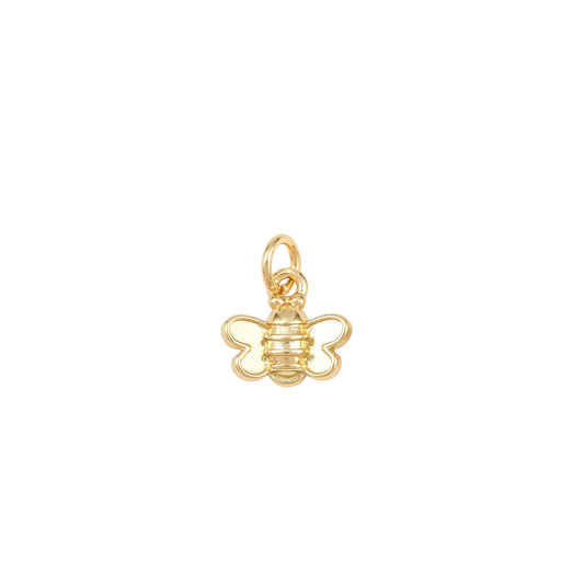 bumble bee charm gold