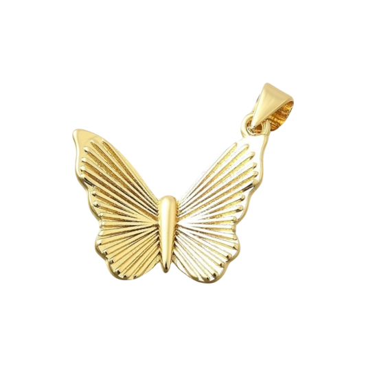 gold butterfly charm (4)