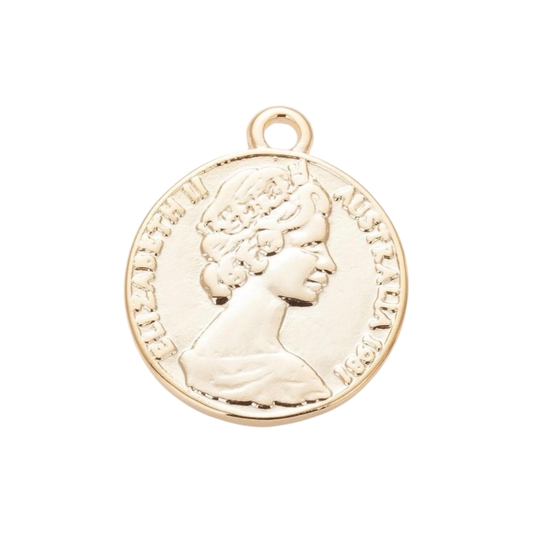 coin pendant (queen elizabeth)
