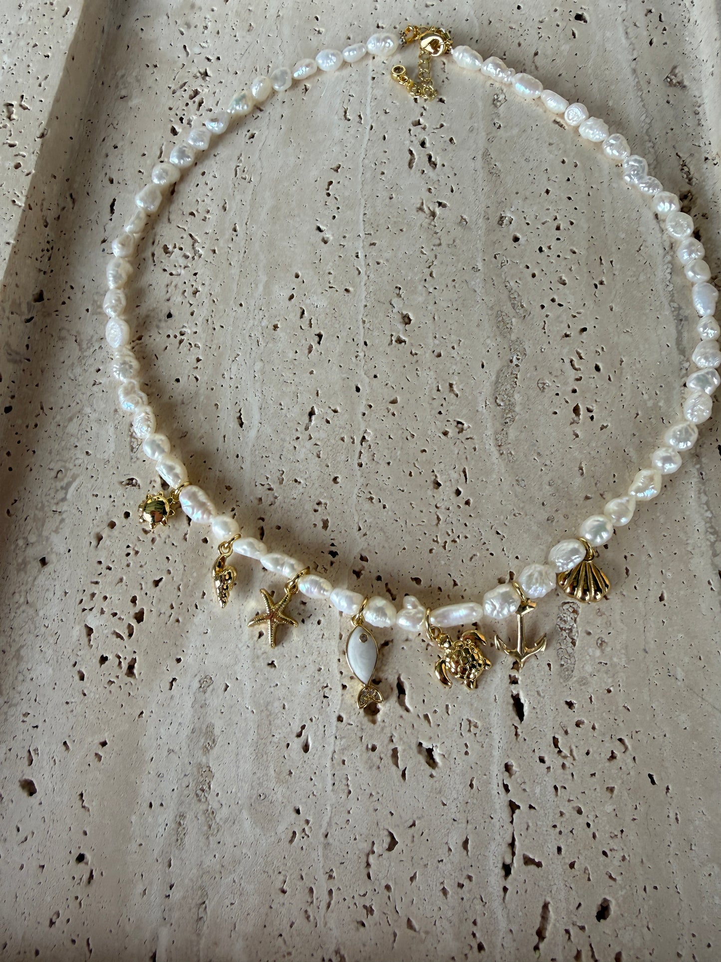 pearl beaded necklace